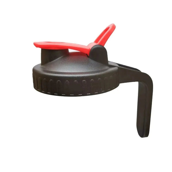 New Reusable Mason Jar Lids For Wide Mouth Plastic Seal Bottle Cover Leak Proof 86Mm Spout With Handle Home Kitchen Tool Canisters & Jars