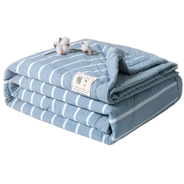 Bed Summer Cooling Quilt Queen King Size Soft Skin Friendly Thin Comforter Blankets