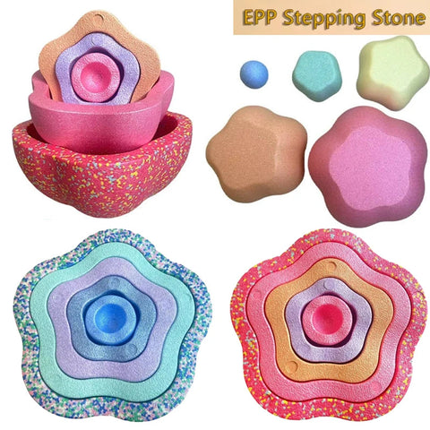Foam Balance Stepping Stone Kids Sports Toys Touch Sensory Integration Training Equipment Outdoor Games For Children Other Outdoor Toys