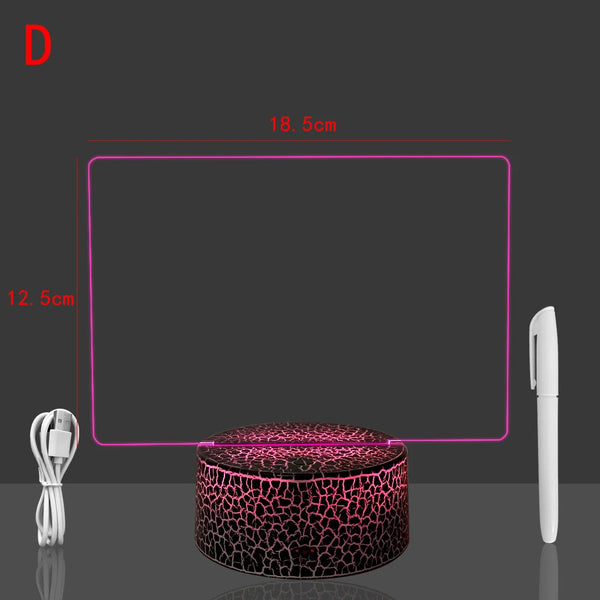 Note Board Creative Led Night Light Usb Message Holiday With Pen Gift For Children Girlfriend Decoration Lamp Night Lights
