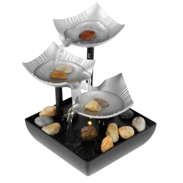 Tabletop Fountain Decor Water Landscape Ornament Attract Wealth Relax Zen Meditation Sculptures & Figurines