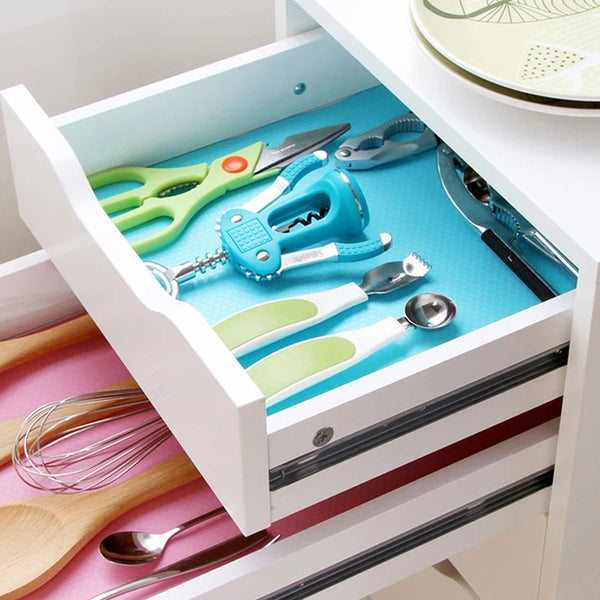 4Pcs Eva Waterproof Fridge Mat Washable Kitchen Liner Anti Oil Drawer Pad Refrigerator & Freezer Parts