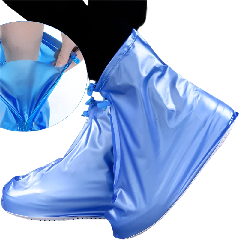 Silicone Waterproof Shoe Cover Unisex Shoes Protectors Rain Boots For Indoor Outdoor Rainy Reusable Quality Non Slip Shoe Covers