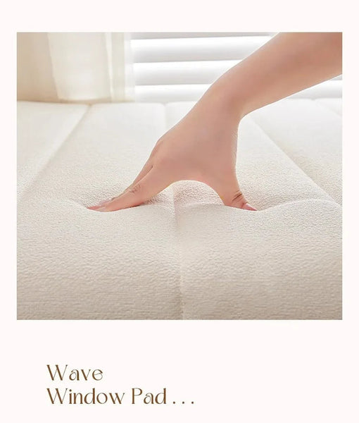 Customized Teddy Sponge Windowsill Cushion Waterproof Non Slip Sofa Bench Seat Pad Cushions & Decorative Pillows