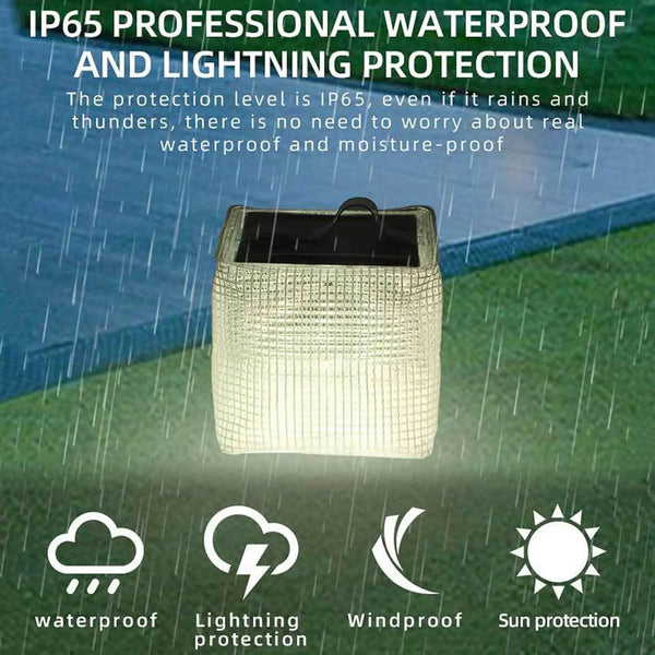Compact Solar Inflatable Light Convenient And Eco Friendly Lighting Solution Made With Pvc Warm White Outdoor Lighting Accessories