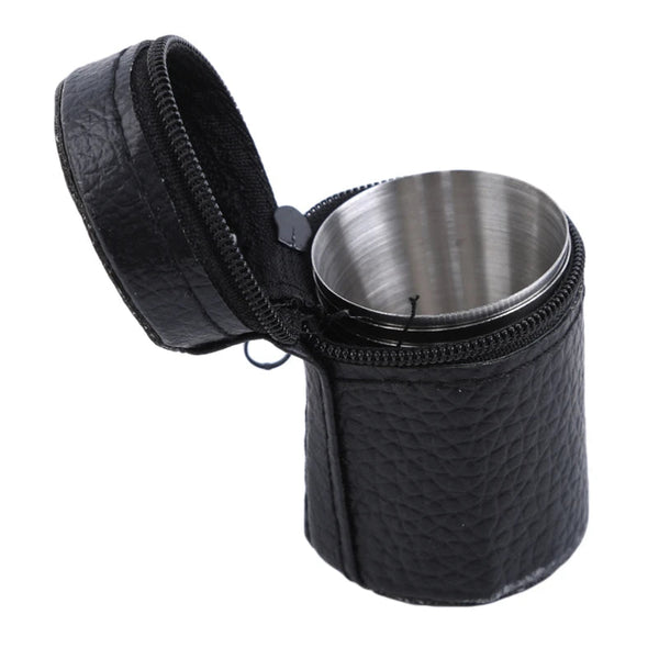 4/6Pcs Stainless Steel Cups Mini Shot Glass Beer Metal Wine Coffee Tumbler Tea Milk Mugs Camping Hiking Portable Set Cups Mugs & Glasses
