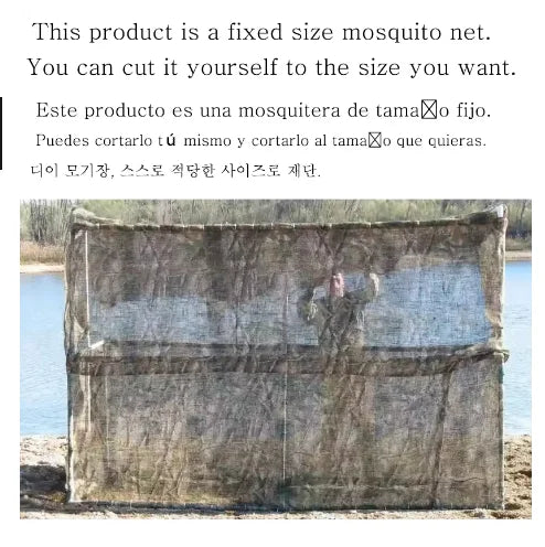 Diy Mosquito Netting 3X5/15M Outdoor Camp Tent Garden Picnic Black Cut Fit Size Insect Nets & Repellents