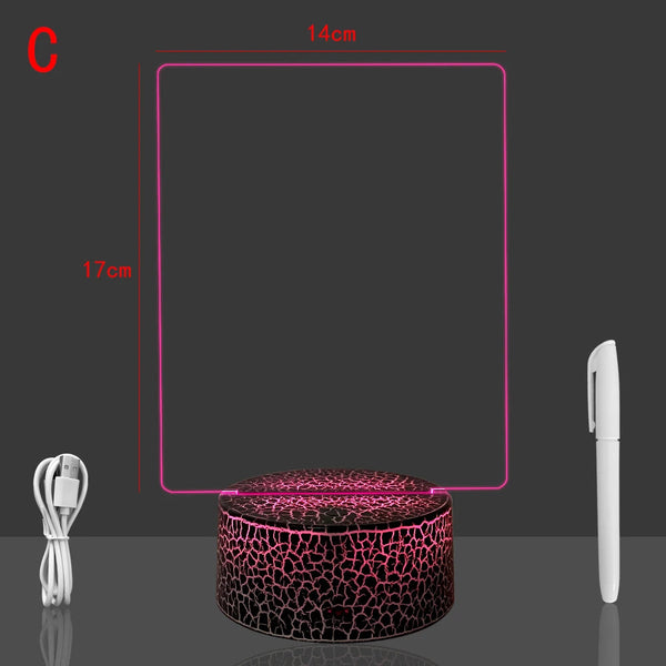 Note Board Creative Led Night Light Usb Message Holiday With Pen Gift For Children Girlfriend Decoration Lamp Night Lights