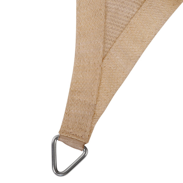 Instahut Shade Sail 6X6m Rectangle 185Gsm 95% Sand Cloth Shade Sails