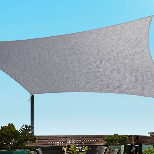 Instahut Waterproof Shade Sail Shade Cloth 220Gsm Canopy 3X5m Shade Sails