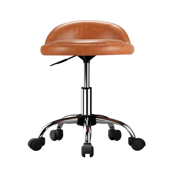 Salon Chairs Artiss Salon Stool Swivel Chair Backrest Chairs