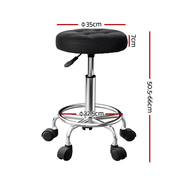 Artiss Salon Stool Round Swivel Chairs Salon Chairs
