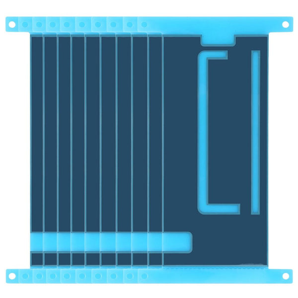 10Pcs Lcd Back Adhesive For Samsung Galaxy On 7 2016 J7 Prime Black Replacement Mobile Phone Parts