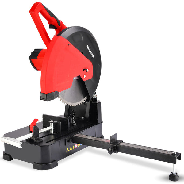 Baumr Ag 2400W 355Mm 14' Metal Cut Off Cold Saw Premium Low Spark Ceramic Alloy Tooth Blade Measurement Scale Soft Start 45 Degree Mitre Chop Cutting