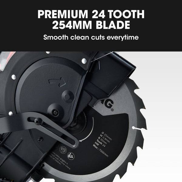 Baumr Ag Baumr Ag 254Mm Dual Bevel Sliding Compound Mitre Drop Saw Mitre Saws