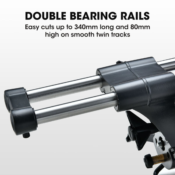 Baumr Ag Baumr Ag 254Mm Dual Bevel Sliding Compound Mitre Drop Saw Mitre Saws