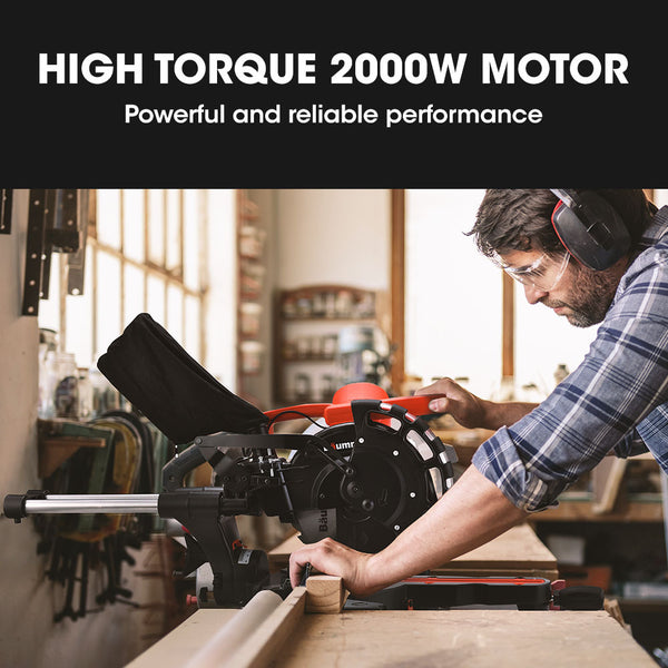 Baumr Ag Baumr Ag 254Mm Dual Bevel Sliding Compound Mitre Drop Saw Mitre Saws