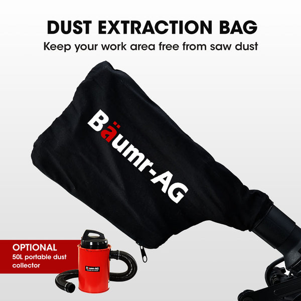 Baumr Ag Baumr Ag 305Mm Compound Mitre Saw Dual Bevel Sliding Drop Saws 2200W Mitre Saws