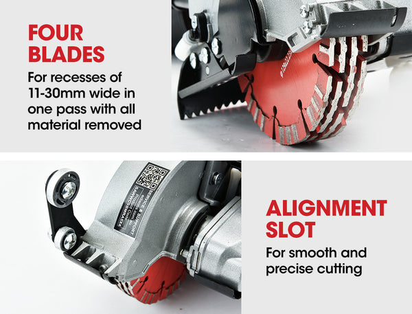 Baumr Ag Wall Chaser And Vacuum Combo Concrete Dust Collector Chasing Machine Air Filtration Systems