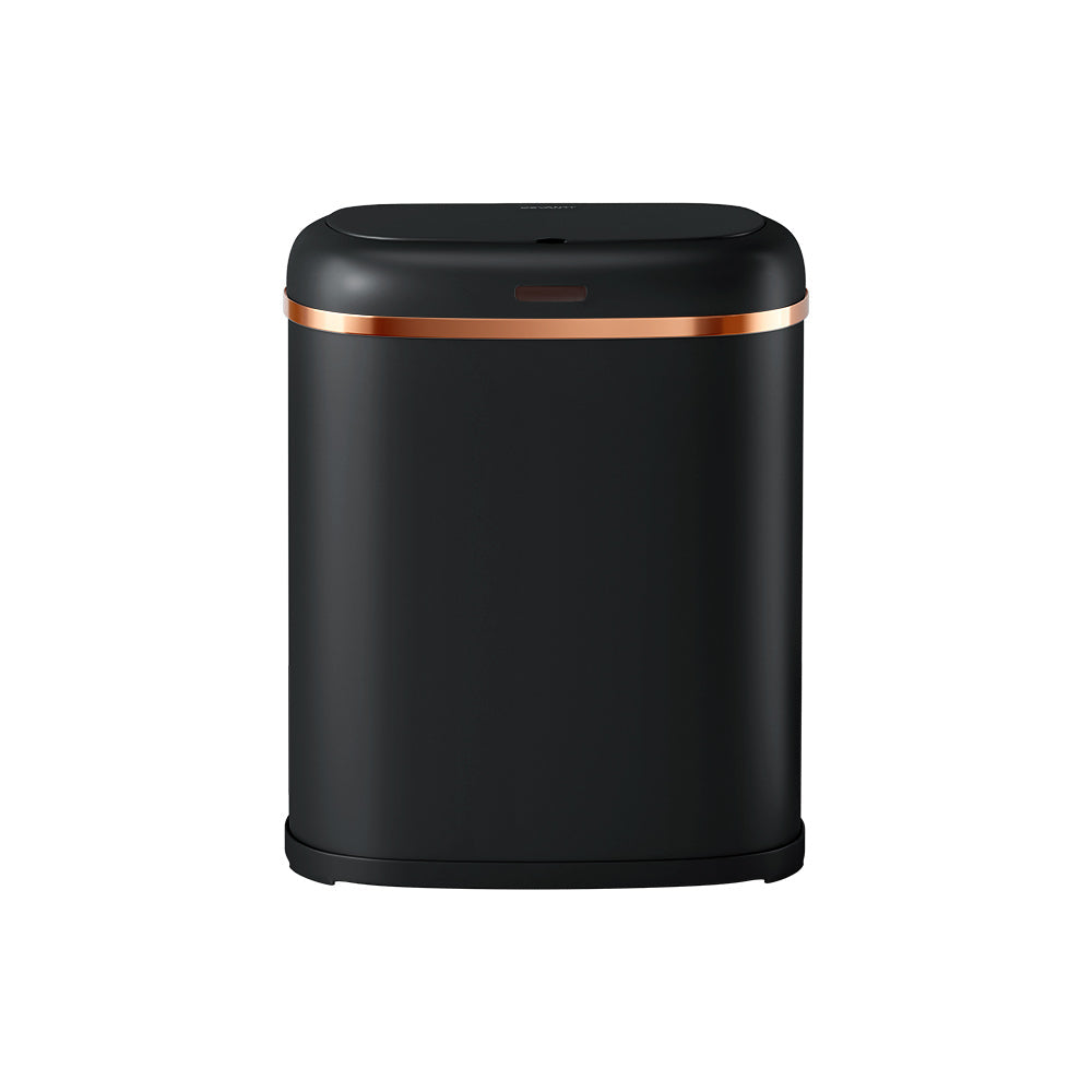 Devanti 38L Motion Sensor Bin Rubbish Automatic Black Rubbish Bins