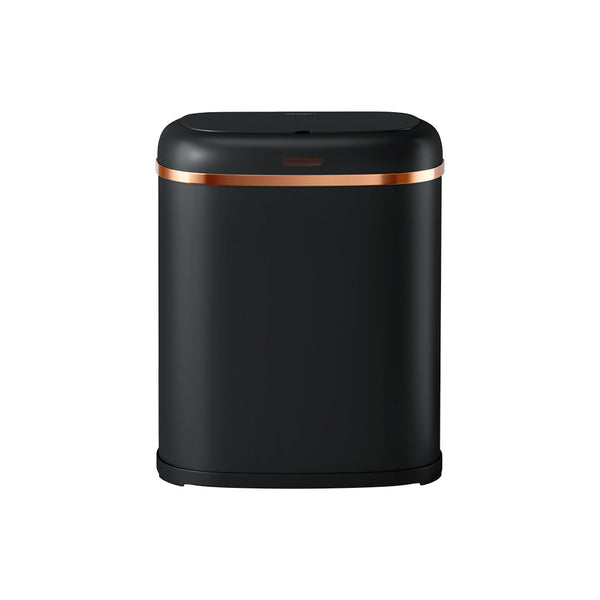 Devanti 38L Motion Sensor Bin Rubbish Automatic Black Rubbish Bins