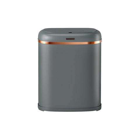 Devanti 38L Motion Sensor Bin Rubbish Automatic Grey Rubbish Bins