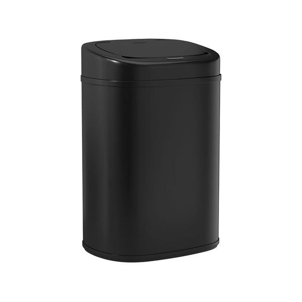 Devanti 82L Motion Sensor Bin Rubbish Automatic Black Rubbish Bins