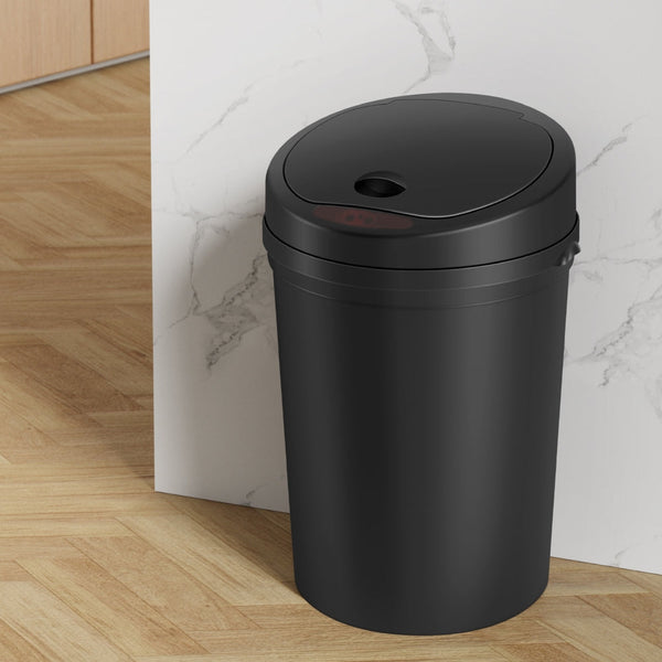 Devanti Sensor Bin Motion Kitchen Automatic Trash Can Black 9L Rubbish Bins
