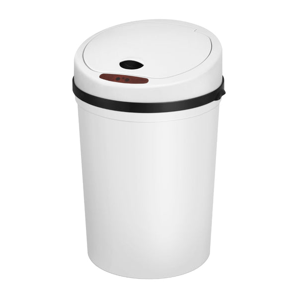 Devanti Sensor Bin Motion Kitchen Automatic Trash Can White 9L Rubbish Bins