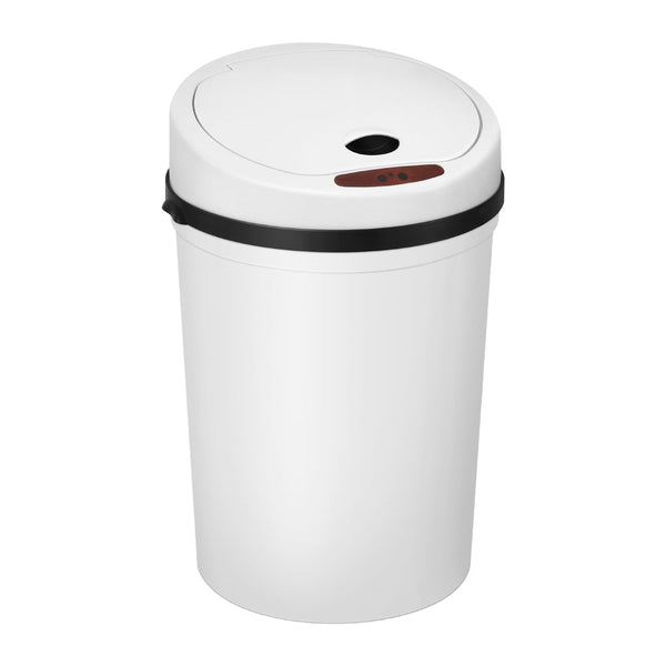 Devanti Sensor Bin Motion Kitchen Automatic Trash Can White 9L Rubbish Bins