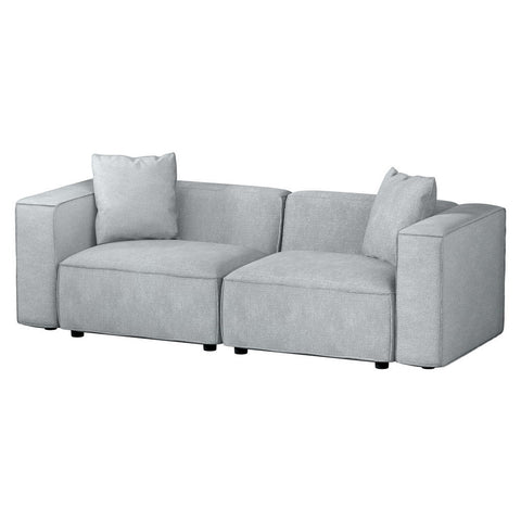 Artiss Modular Sofa Chaise Set 2 Seater Grey Sofas Armchairs & Couches