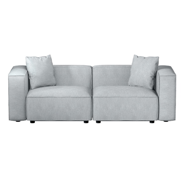 Artiss Modular Sofa Chaise Set 2 Seater Grey Sofas Armchairs & Couches