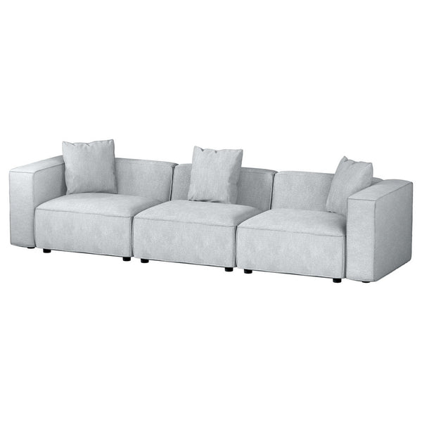 Artiss Modular Sofa Chaise Set 3 Seater Grey Sofas Armchairs & Couches