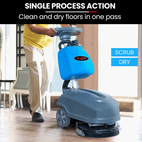 Auch Fsh14 Floor Scrubber & Dryer 360Mm Battery Powered Walk Behind Multi Purpose Commercial Grade Machine Mops Brooms & Scrubbers