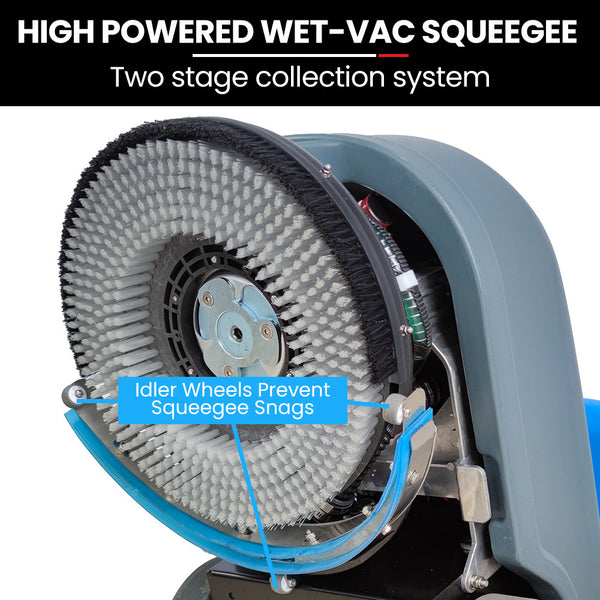 Auch Fsh14 Floor Scrubber & Dryer 360Mm Battery Powered Walk Behind Multi Purpose Commercial Grade Machine Mops Brooms & Scrubbers