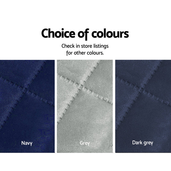 Artiss Sofa Cover Couch Covers 3 Seater Quilted Dark Grey Slipcovers