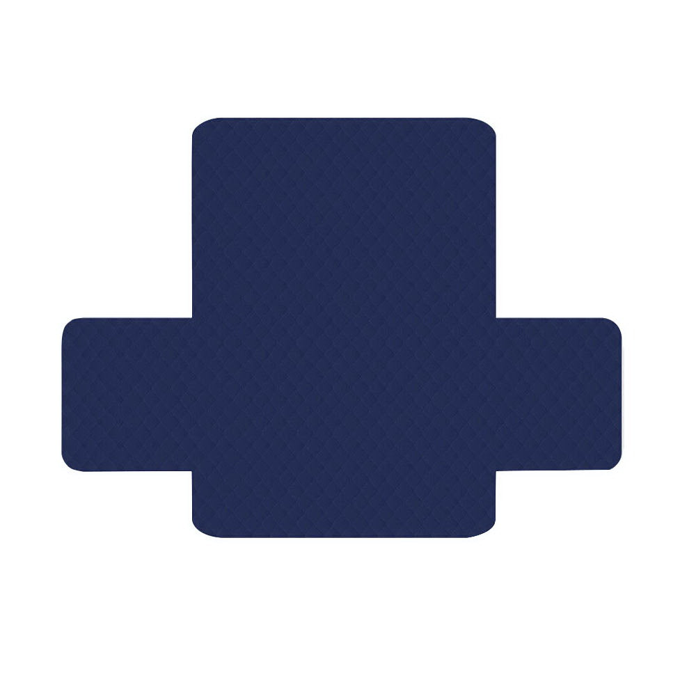 Artiss Sofa Cover Couch Covers 3 Seater Quilted Navy Slipcovers