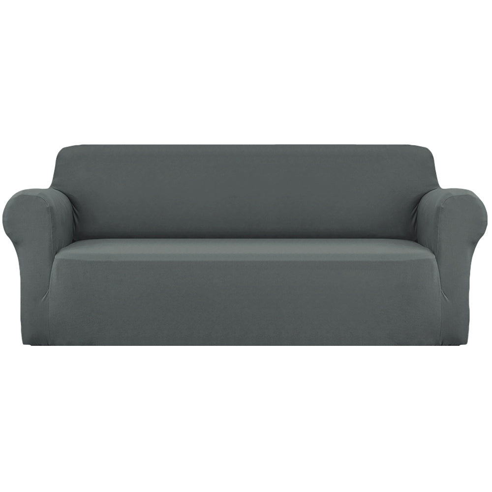 Artiss Sofa Cover Couch Covers 4 Seater Stretch Grey Slipcovers