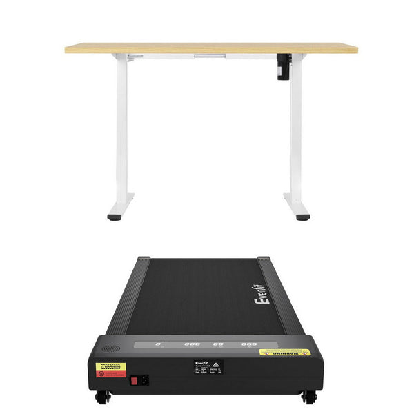 Artiss Electric Treadmill With 140Cm Automatic Standing Desk Walking Pad 400Mm Treadmills