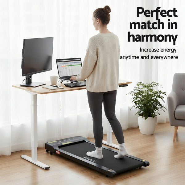 Artiss Electric Treadmill With 140Cm Automatic Standing Desk Walking Pad 400Mm Treadmills