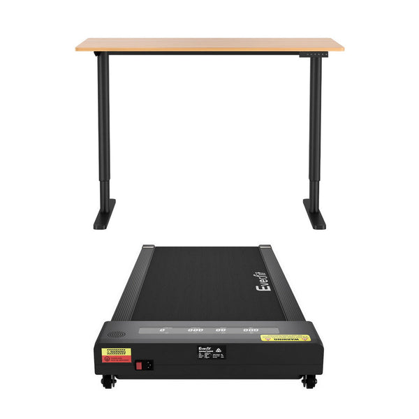 Artiss Electric Treadmill With 120Cm Automatic Standing Desk Walking Pad 400Mm Treadmills