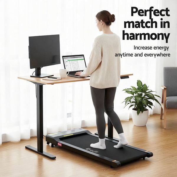 Artiss Electric Treadmill With 120Cm Automatic Standing Desk Walking Pad 400Mm Treadmills