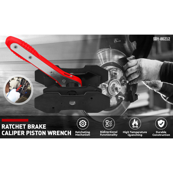 Sedy Car Brake Caliper Tool 360A Swing Ratchet Wrench Wheel Piston Spreader Other Auto Tools & Supplies