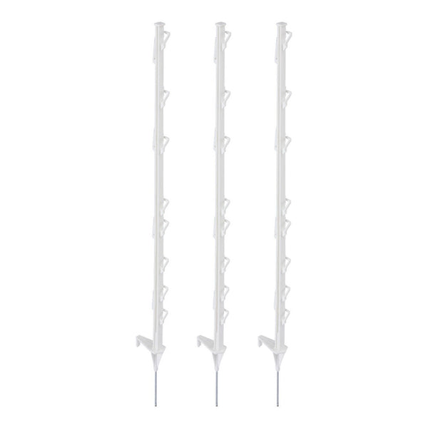 Giantz Electric Fence Posts 20Pcs Electric Fence Poly White Electric Fencing