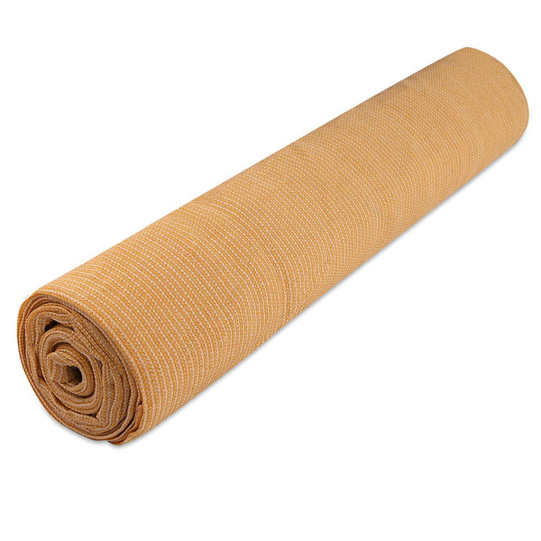Instahut 50% Shade Cloth 1.83X50m Shadecloth Sail Heavy Duty Beige Shade Sails