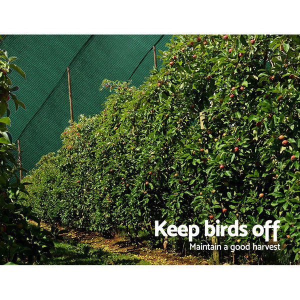 Instahut 30% Shade Cloth 1.83X50m Shadecloth Wide Heavy Duty Green Shade Sails