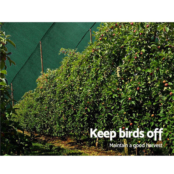 Instahut 90% Shade Cloth 3.66X10m Shadecloth Sail Heavy Duty Green Shade Sails