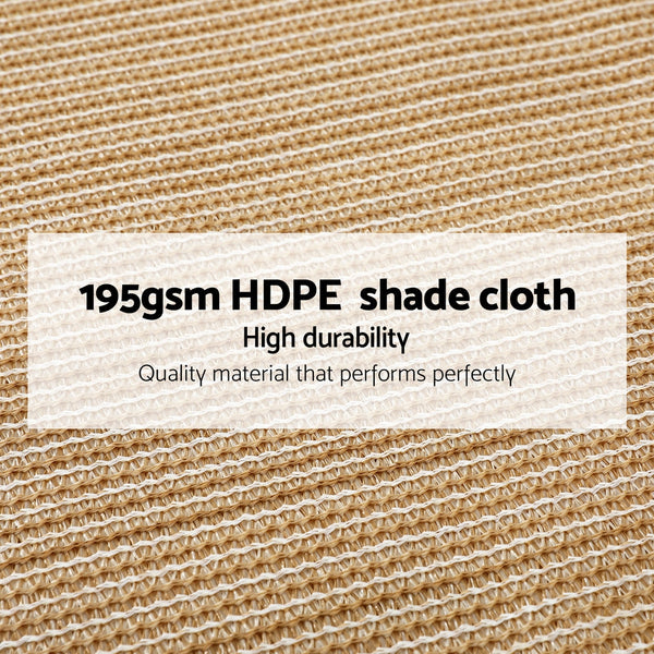 Instahut 90% Shade Cloth 1.83X30m Shadecloth Sail Be Shade Sails
