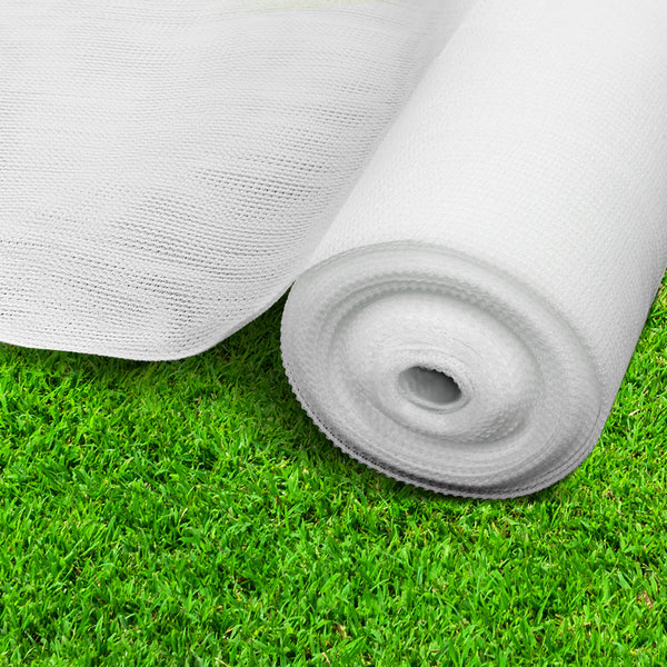 Instahut 50% Shade Cloth 1.83X50m Shadecloth Garden White Shade Sails
