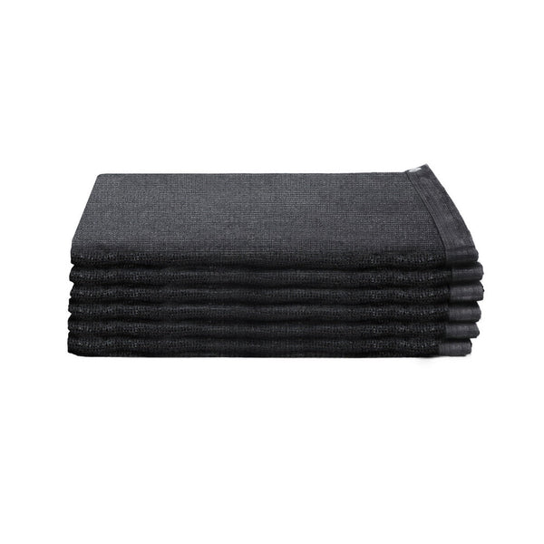 Instahut Shade Cloth Sun Fabric Patio Uv Resistant Black 10X2m Shade Sails